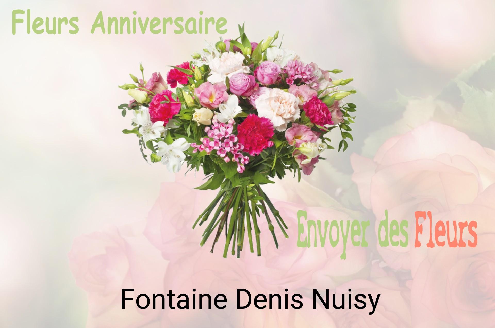 Bouquet de fleurs d’anniversaire livré à Fontaine-Denis-Nuisy