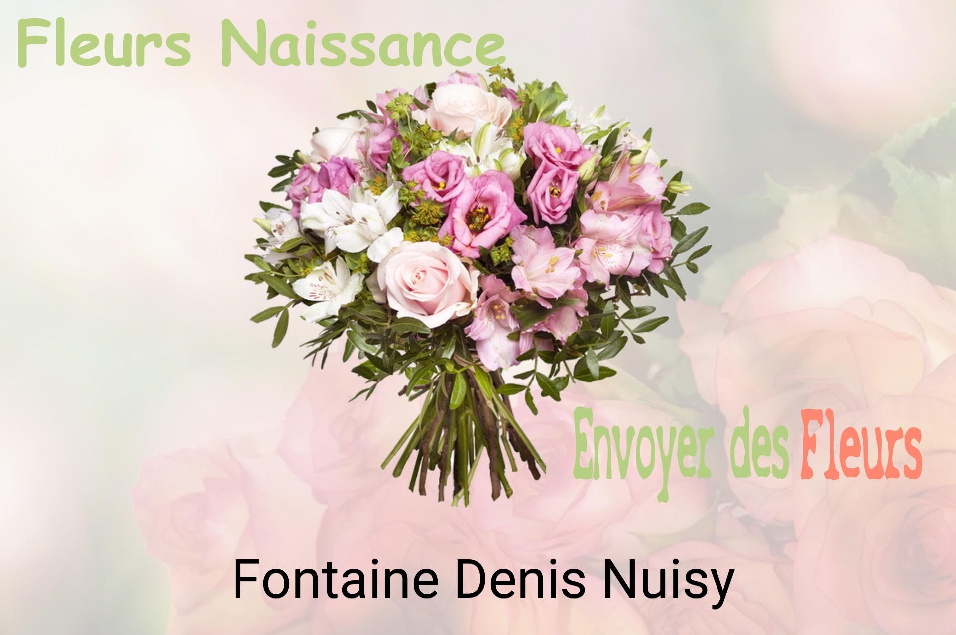 Bouquet de fleurs de naissance livré à Fontaine-Denis-Nuisy