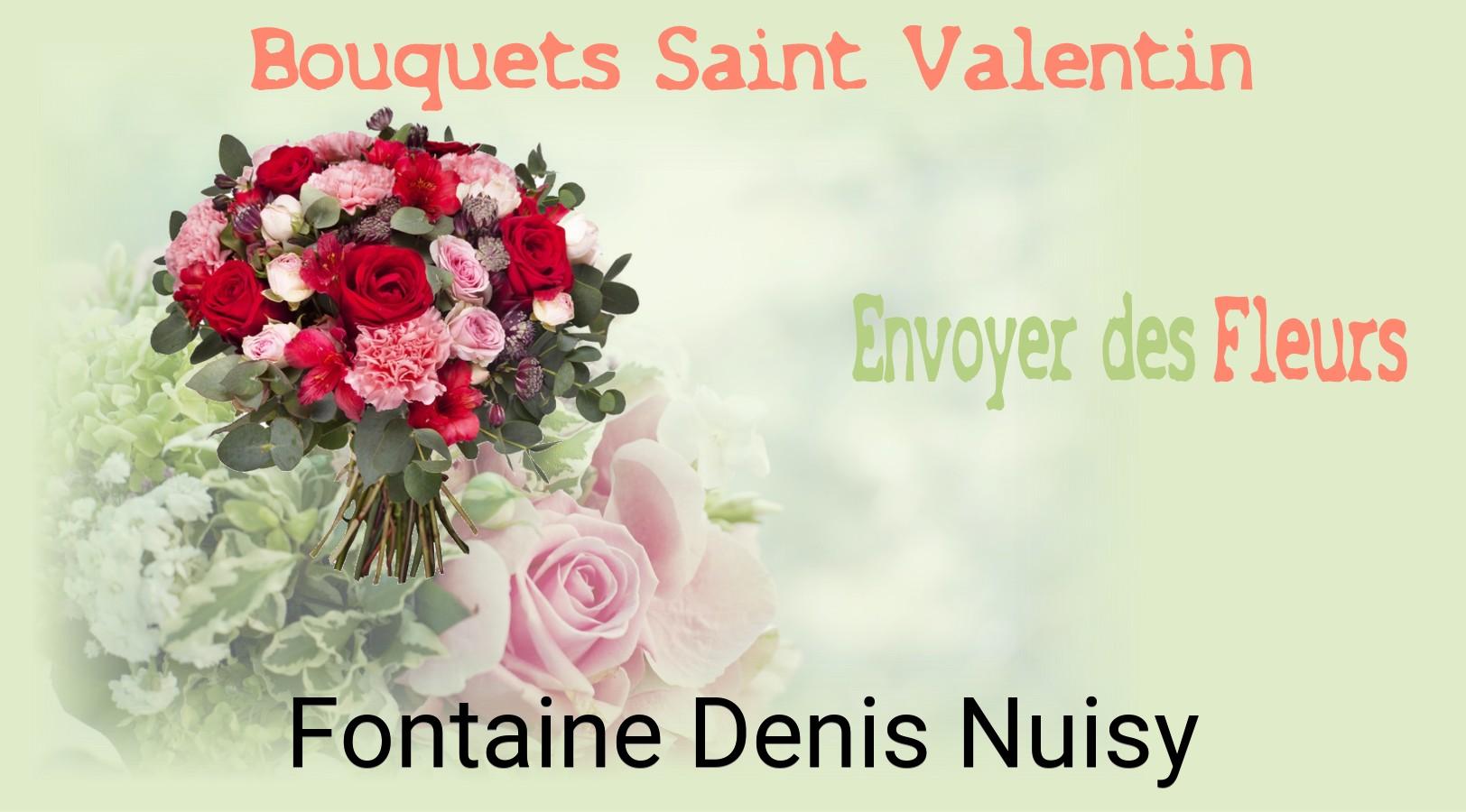 Roses de Saint-Valentin livrées à Fontaine-Denis-Nuisy